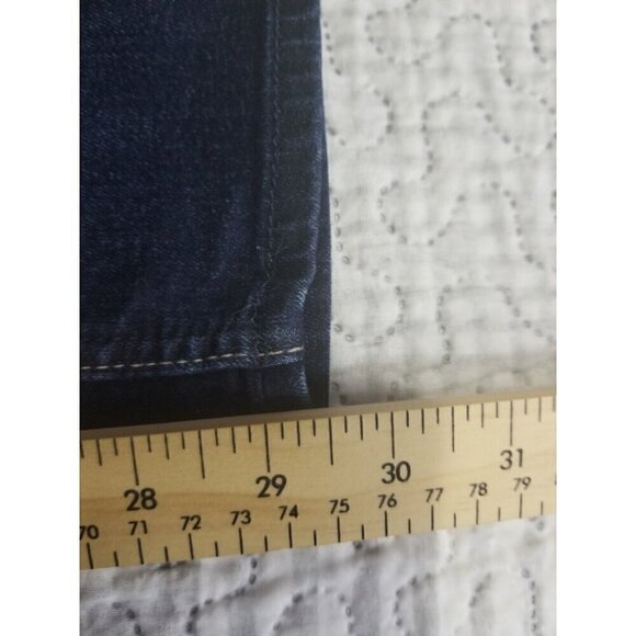 7 For All Mankind Dark Wash the Skinny Size 32 - Picture 8 of 8
